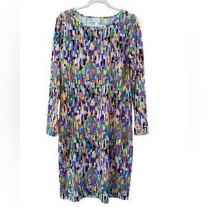 LuLaRoe Multicolor Long Sleeve Dress